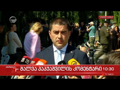 შალვა პაპუაშვილის კომენტარი