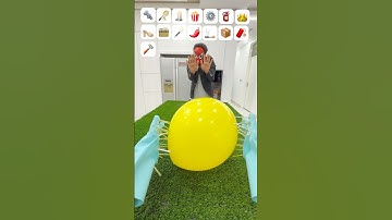 Asmr Catch Balloons Fantastic Challenge:SpiderMan Can Burst?😨#shorts #asmr #viralvideo #challenge