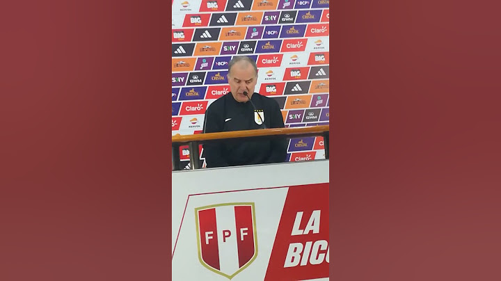 Perú. Selección Peruana 1 - 0 Uruguay. Palabras de Marcelo Bielsa