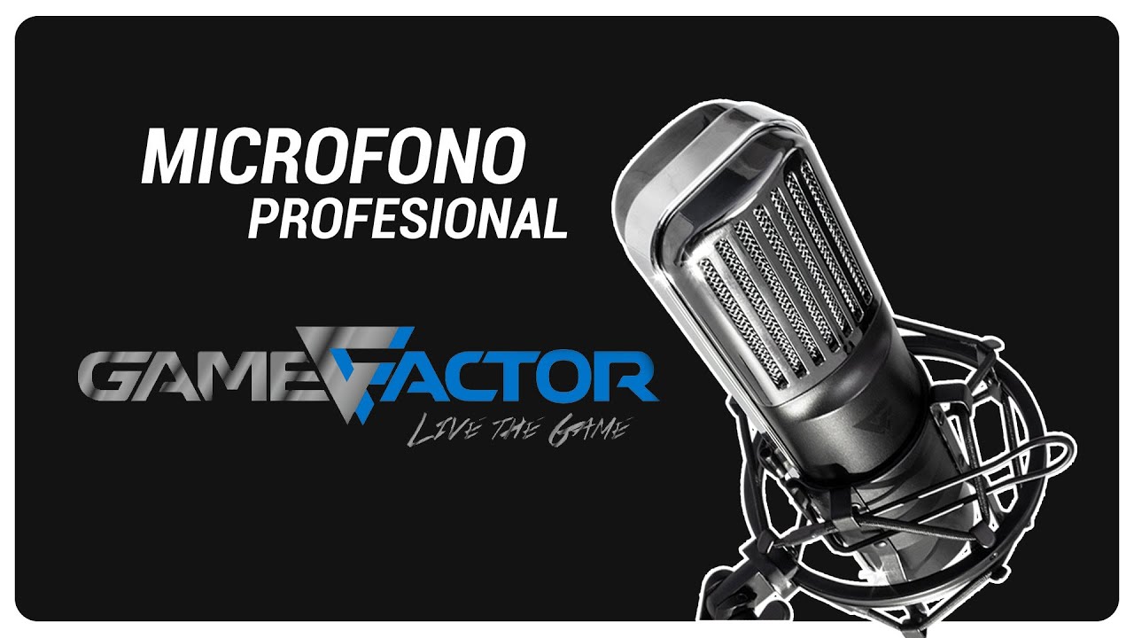 micrófono PROFESIONAL BARATO: GAMEFACTOR MCG600 review español