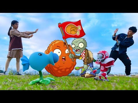 Plants vs Zombies in Real Life (Garden Battle)