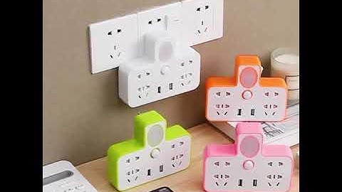 Ổ cắm điện 2 cổng USB kèm đèn ngủ