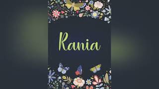 @nananona6937  Happy Birthday Rania عيد ميلاد  سعيد رانيا