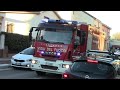 Arrivo in sirena abp iveco bull vigili del fuoco carate brianza