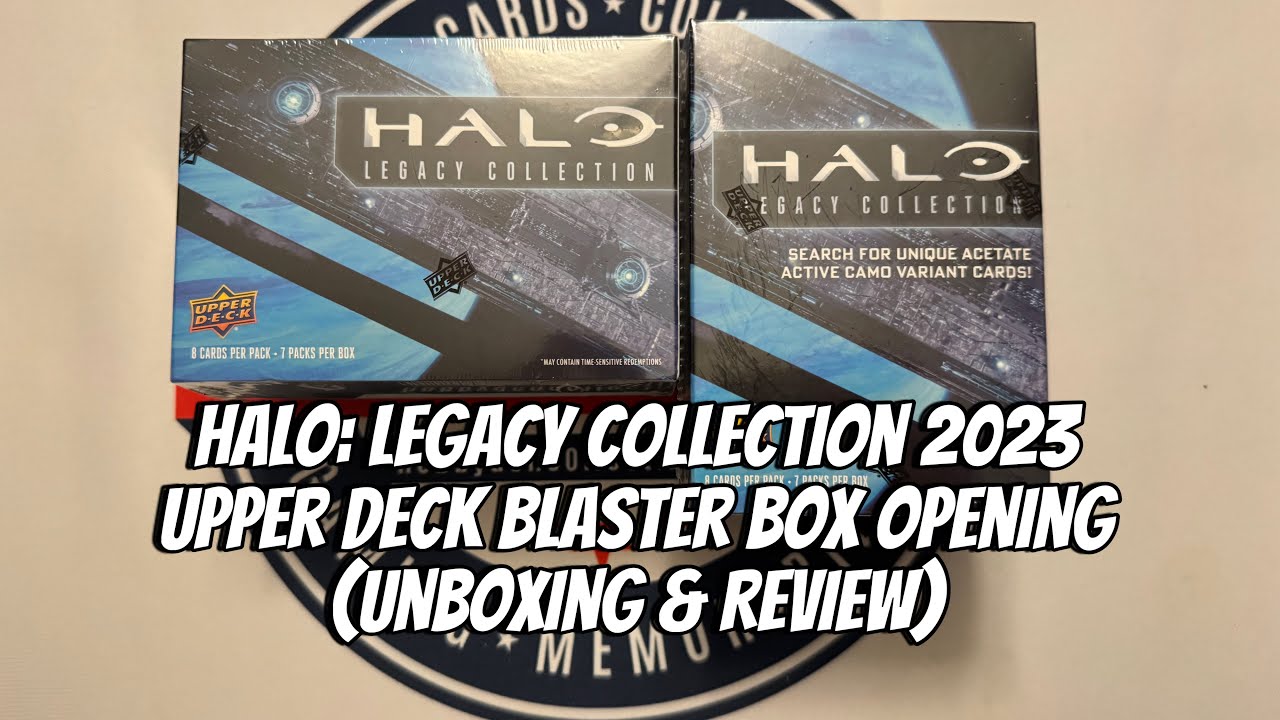 halo legacy collection booster box Infinite Limited Collectors ( Bag, Figure, Patches, Art Print , Book ) Master Chief : Video Games It doesn’t matter what comes your way 2023 Upper Deck Halo Legacy