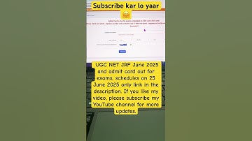 UGC NET Admit Card 2025 Out | Download Now @ ugcnet.nta.ac.in