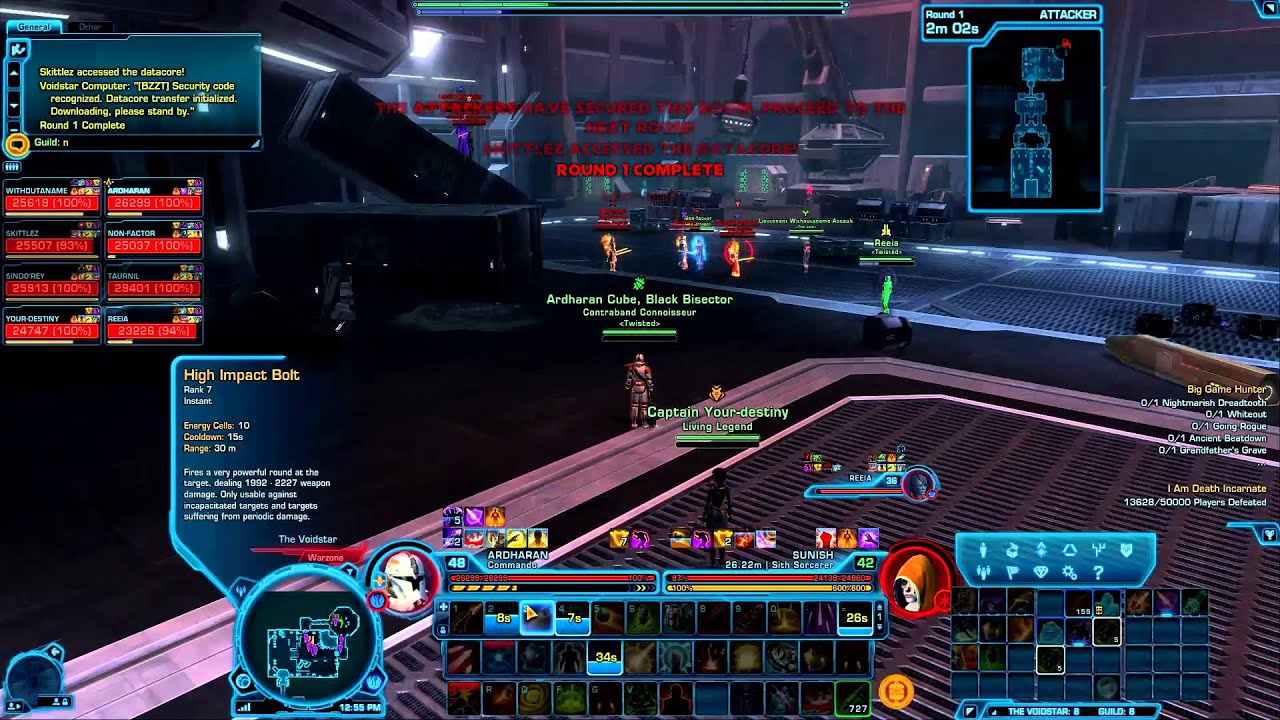 SWTOR Commando Dps Voidstar Pre 55 2.2
