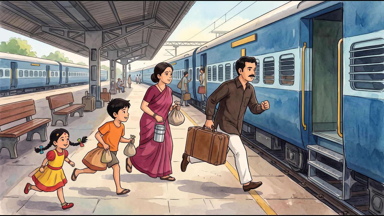 90s Indian Childhood Nostalgia | 🚂 शहर से दादी के गाँव तक का सफर | बचपन की गर्मियों की छुट्टियाँ ❤️