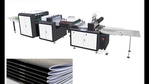 exercise book stitching folding machine