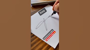 comment your name (Anna) signature #shorts #youtubeshorts #bts