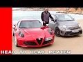 Abarth 695 Biposto vs Alfa Romeo 4C Head To Head Review