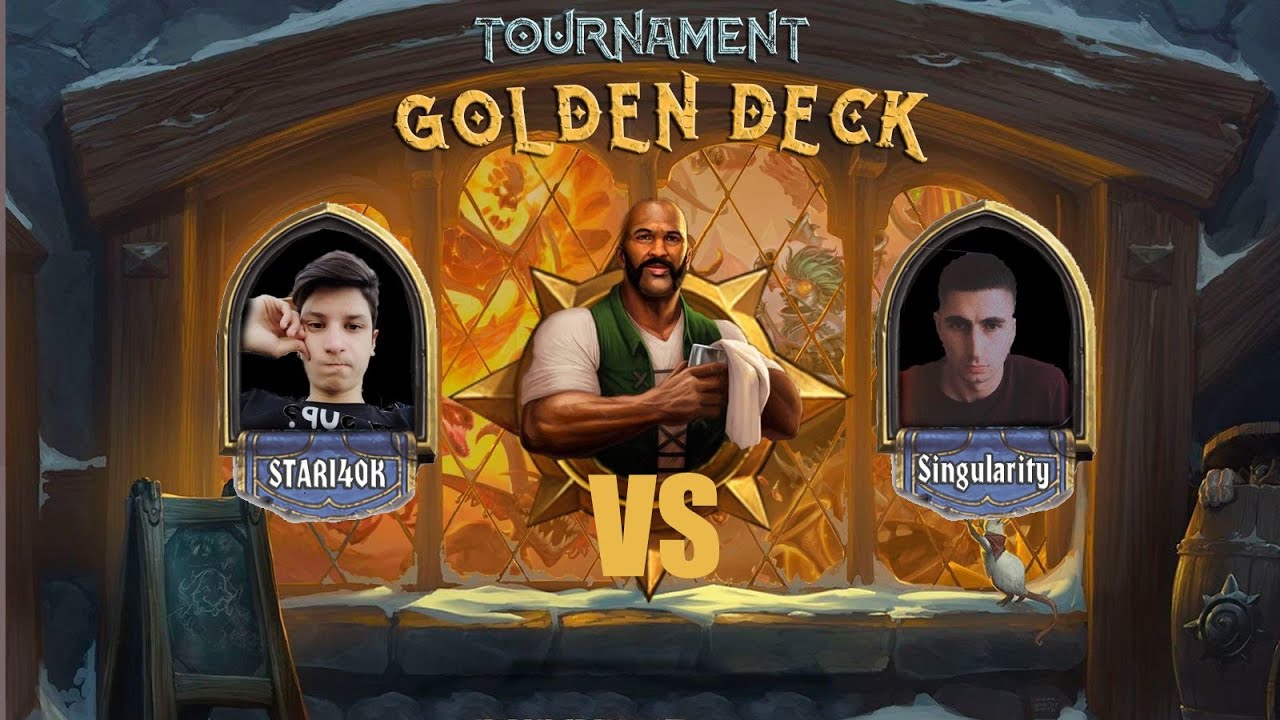 Турнир Golden Deck#2 !!!! Группа B STARI4OK vs Singularity