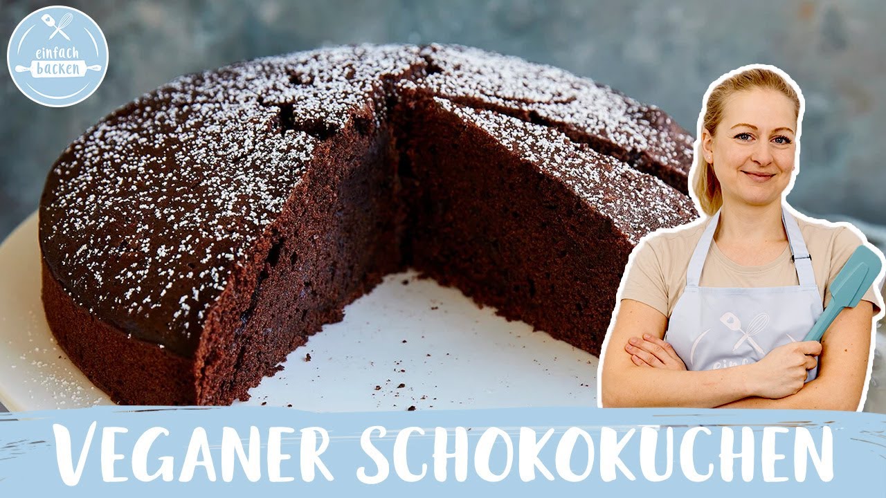 Veganer Schokokuchen🍫| saftiges und veganes Schokokuchen Rezept | VEGAN | Einfach Backen