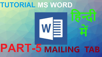Microsoft office || Ms word tutorial Part-5 || creative learning by mk