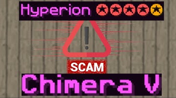 I scammed for a Chimera 5 Hyperion [Hypixel Skyblock]