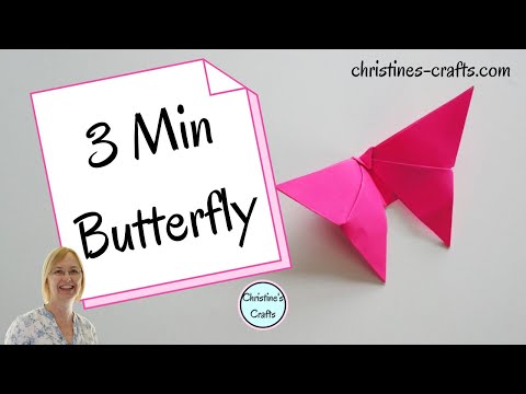 Origami Butterfly - The Easiest and Best Way to Make It - Nerdy Mamma