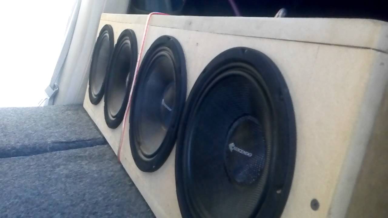 crescendo 8 inch speakers