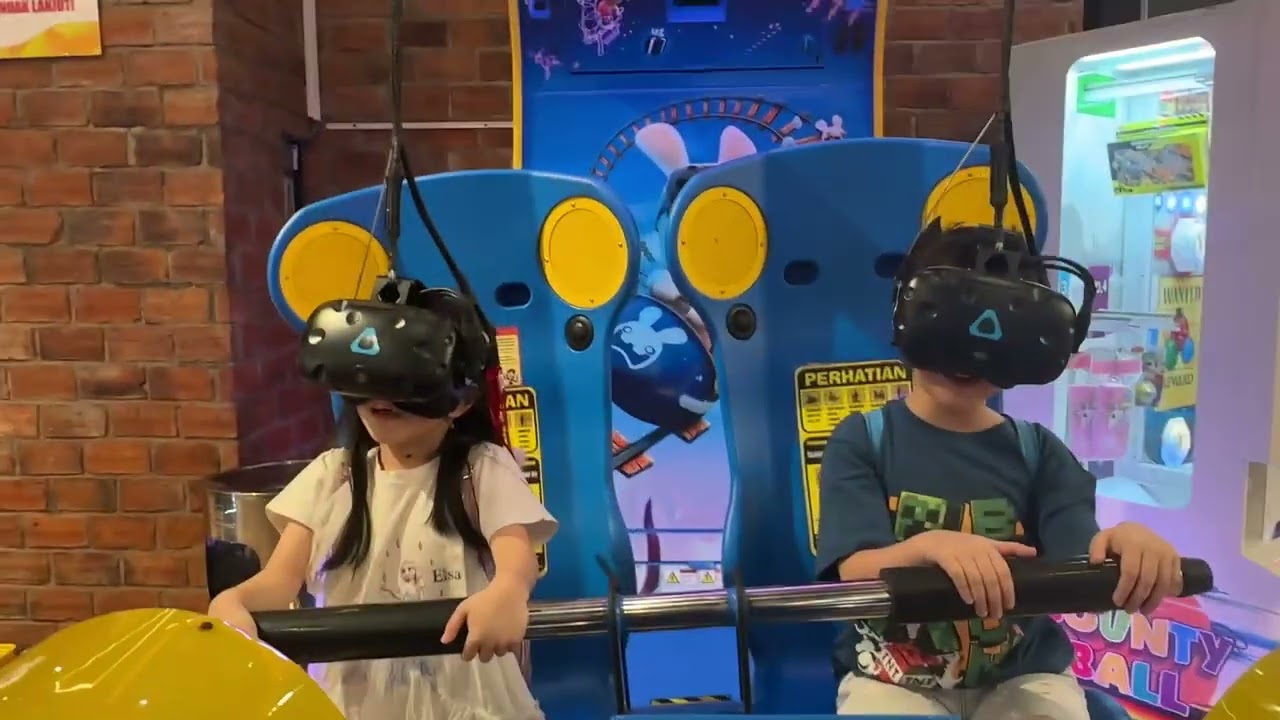 How to play and Review New VR ( Virtual Rabbits ) The Big Ride