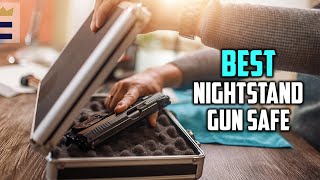 Best Nightstand Gun Safe in 2023 - Top 5 Review | Biometric Fingerprint Bluetooth Gun Safe