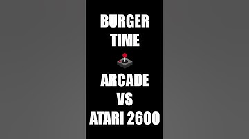 VERSUS - Burger Time Atari 2600 vs. Arcade - Can You Spot The Difference
