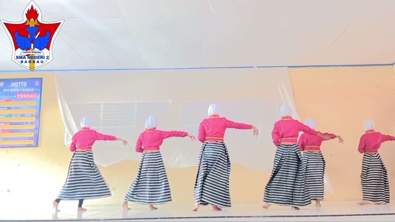 Ujian Praktek Seni Budaya Tari Tradisional Sma Negeri 2 Baubau(3)