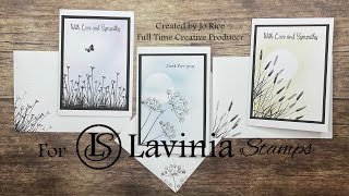 Batch card making by Jo Rice #laviniastamps #cardmakingideas #condolencecards