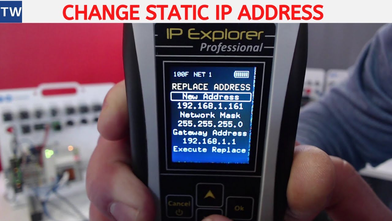 Change Static IP Address of Device YouTube