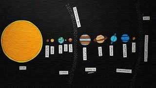 How to easy drawing Solar System Planets for Kids - Children's Coloring Book with #Paiting