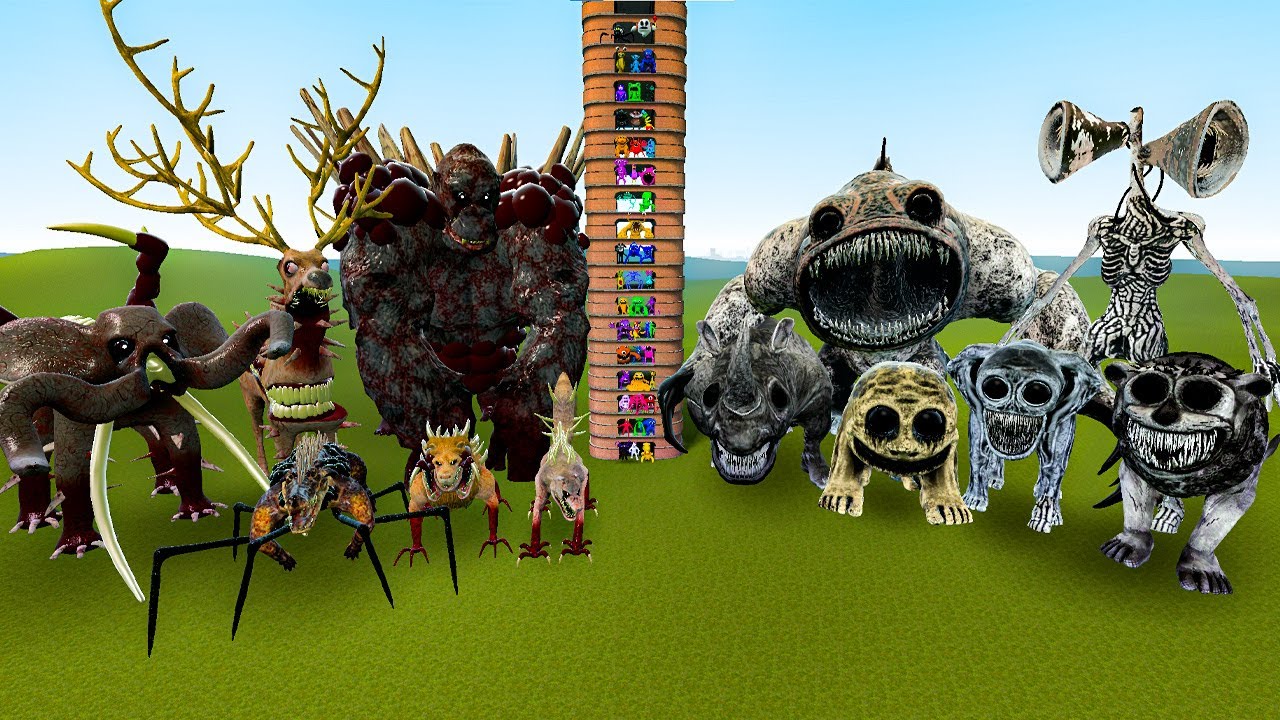 NEW ZOOCHOSIS MUTATED SHEEP ANIMAL VS NEW ALL ZONOMALY MONSTERS In ...