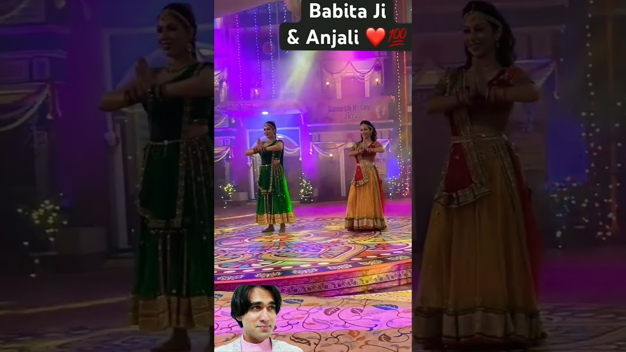 Babita aur Anjali dance krti Hui BTS TMKOC 