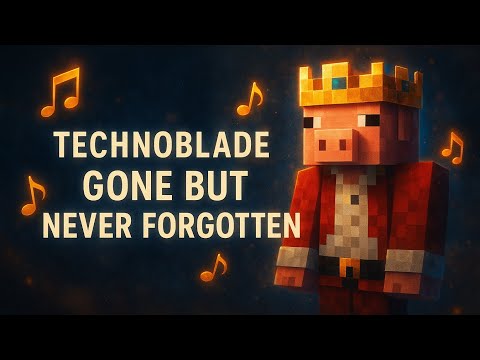 Technoblade Never dies - Minecraft Tribute Song🎵 (Lyrics Video)