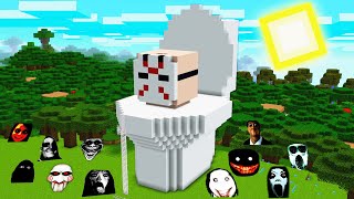 SURVIVAL JASON VOORHEES BASE JEFF THE KILLER and SCARY NEXTBOTS in Minecraft -Gameplay- Coffin Meme