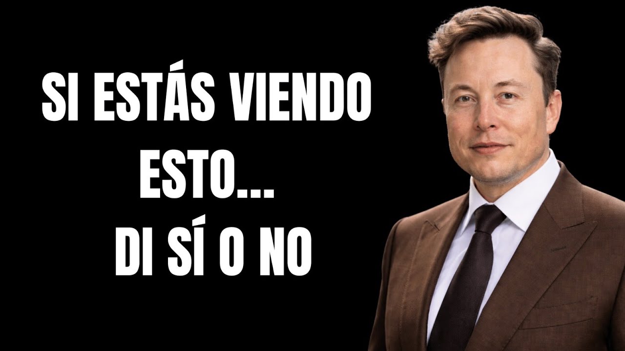 Elon Musk, si estás viendo esto… di sí o no