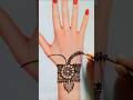 Beautiful back hand mehndi design #mehndi #trending #youtubeshorts #viralvideo #henna #ytshorts