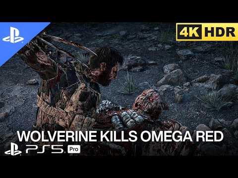 Wolverine destroys Omega Red - Omega Red Boss Fight - Marvel's Wolverine - 4K 60FPS I PS5 Pro