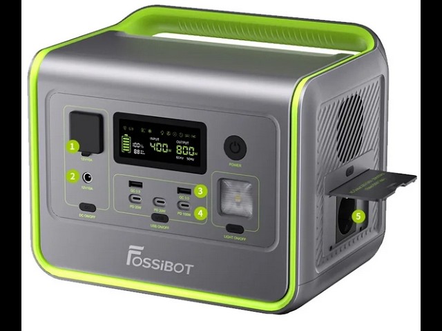 The best review for the Fossibot F800 power station - YouTube