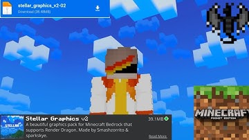 STELLAR Graphics V2 MCPE 1.21+ | Best Shader Texture Pack For MCPE 1.21+