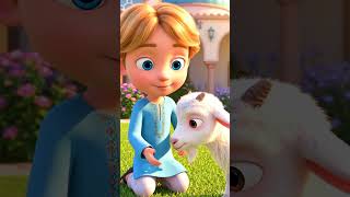 Cute Kids Caring for Goat 🐐 | Eid ul Adha Preparation 3D Animation | Islamic Cartoon for Kids 💖