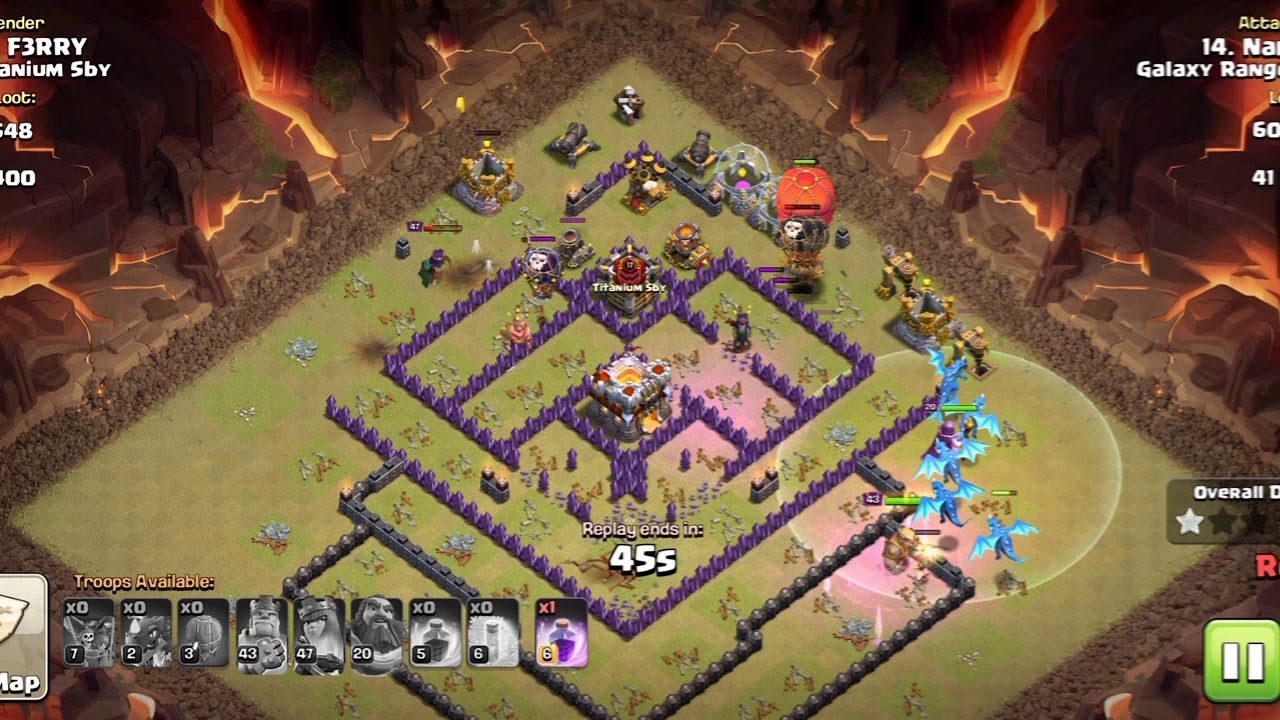 COC TH11 ELECTRO DRAGON WAR ATTACK STRATEGY!