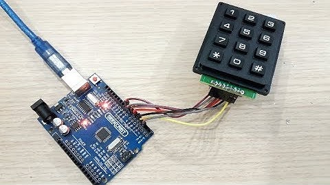 How to use arduino with 4 x 3  Matrix 12 Key Switch Keypad Keyboard
