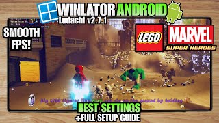 LEGO Marvel Super Heroes on Android Winlator Ludashi v2.7.1 | Tested on Snapdragon 8 Gen 1 + Setting