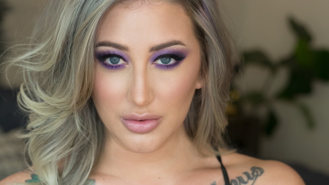 Vibrant Purple Eyes | Makeup Tutorial - YouTube