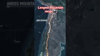 🌎 Andes Mountains | World's Longest Continental Mountain Range 🏔️ #explorewithaman #shorts #viral