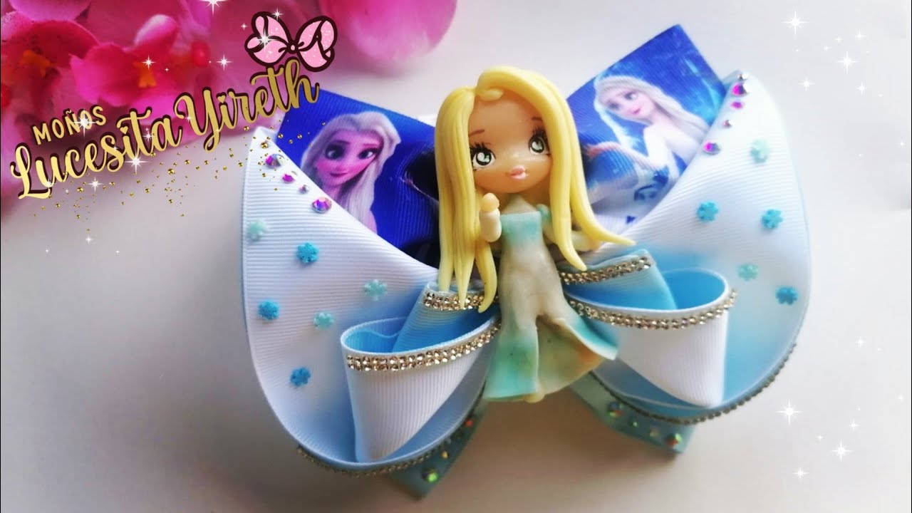 Lazo con Listón de 7.5 CM 🎀moños para niñas ❤️sencillo pero Bonito🎀👌