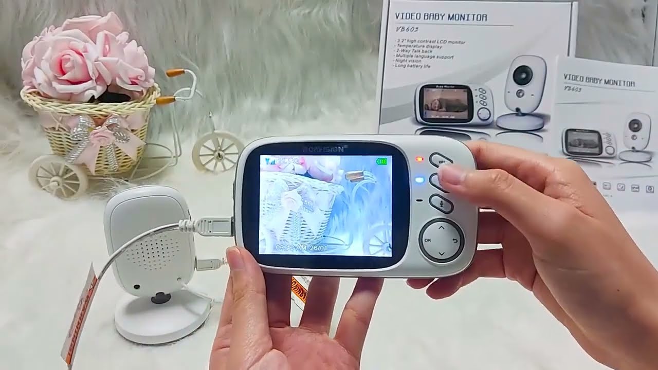 VB603 Video Baby Monitor 2 Way Audio Talk Night Vision Surveillance