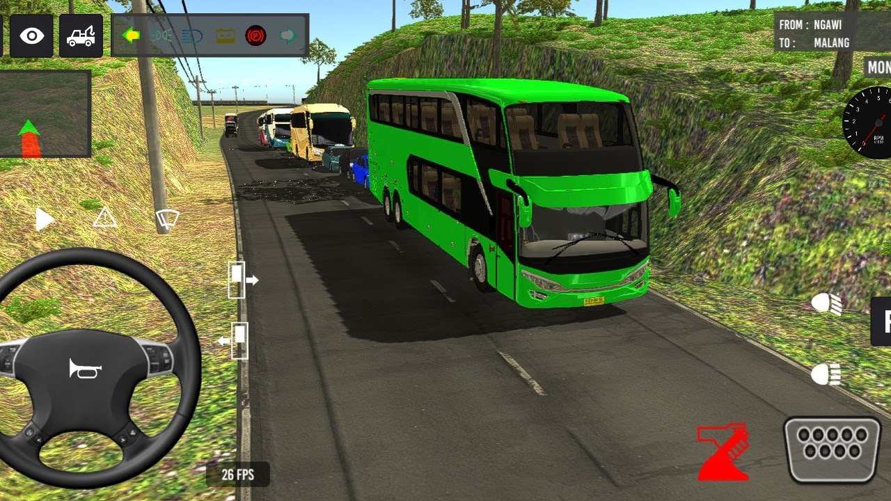 Indonesia Coach bus driving | Euro bus simulator 2025 Android gameplay #game 1