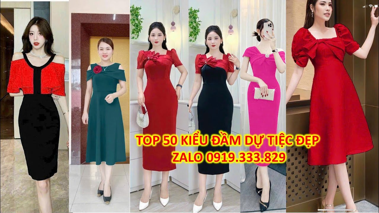 D02. TOP 10 KIỂU ĐẦM DỰ TIỆC CƯỚI SANG TRỌNG 2025