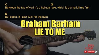 Graham Barham - LIE TO ME Guitar Chords cover