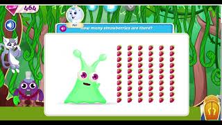 036 Adapted Mind - Math - Level 22 Monkey Swing Across the Jungle Vines -Counting and Addition