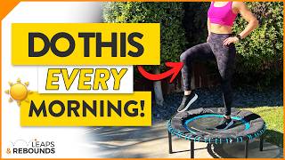 Rise & Shine!☀️ Morning Rebounder Workout for Daily Energy!☀️ Beginner Rebounder Workout